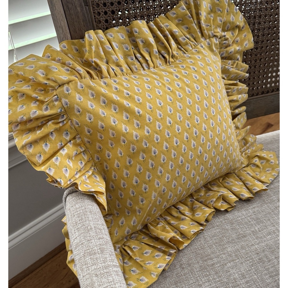Vintage Laura Ashley Print "Cornflowers" Custom Throw Pillow